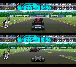 Human Grand Prix IV in-race view from behind the car