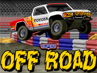 Super Off Road SNES title screen